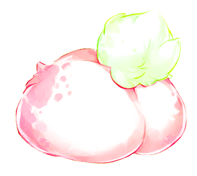 A stylized bunny butt, colored to resemble a tomato 🍅😹 An exercise in cyber security, i had succeeded in bypassing certain filters with this image. Today's standards are much higher and there's no doubt ai would look at this and be like... Girl.. that's