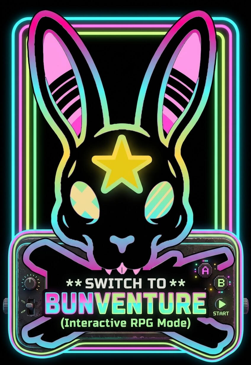Bunny Reckless, creative entrepreneur has created— BunVenture RPG— the Bunrec website as an nostalgic 16bit time playing game with real world prizes!